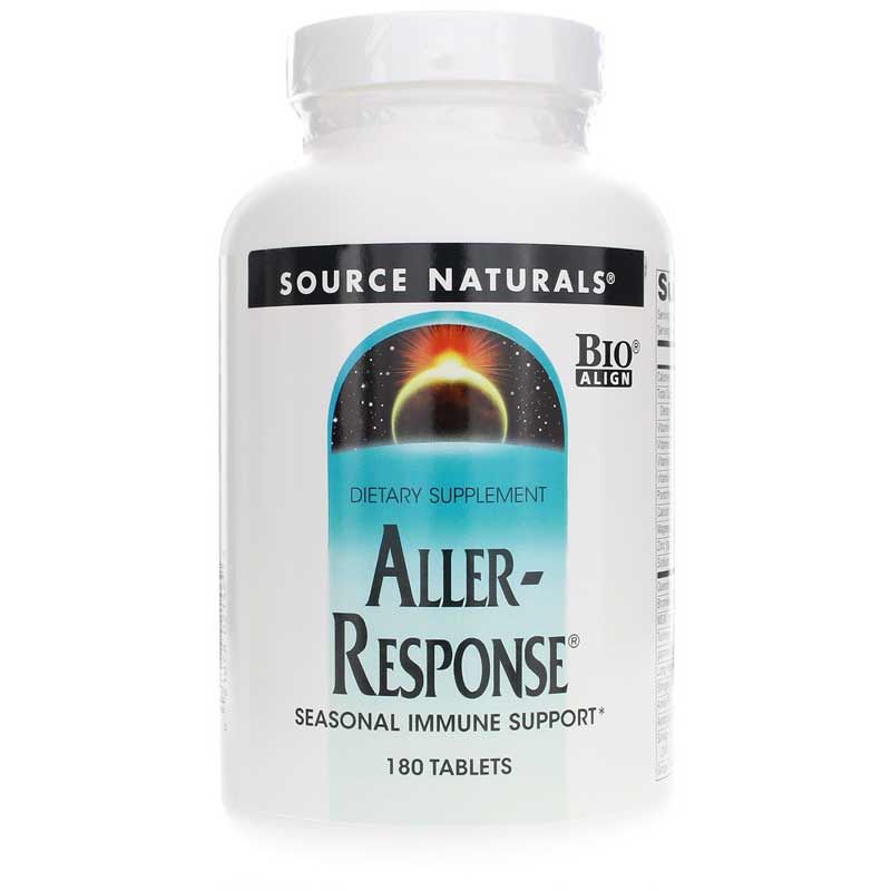 Aller-Response Seasonal Immune Support, Source Naturals, 180 Tablets | Сезонна імунна підтримка, source naturals, 180 таблеток