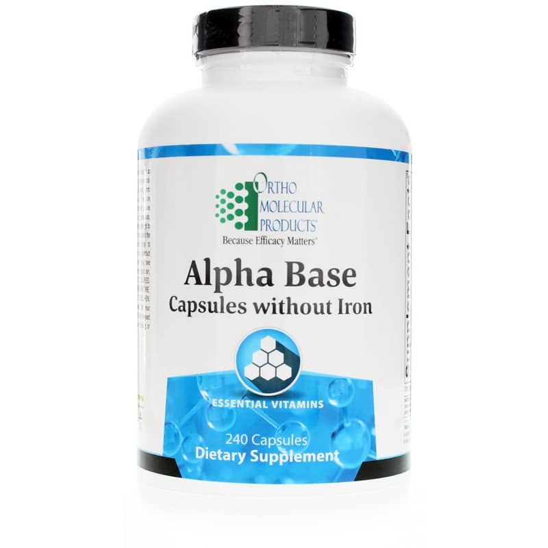 Alpha Base Capsules without Iron, 240 Capsules | Капсули альфа-база без заліза, 240 капсул