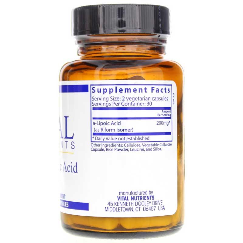 Alpha Lipoic Acid 200 Mg | Альфа-липоевая кислота 200 мг