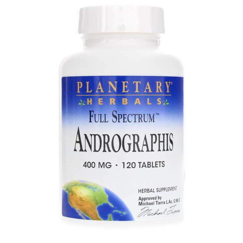 Andrographis 400 Mg Full Spectrum, 120 Tablets | Андрографис 400 мг полный спектр, 120 таблеток
