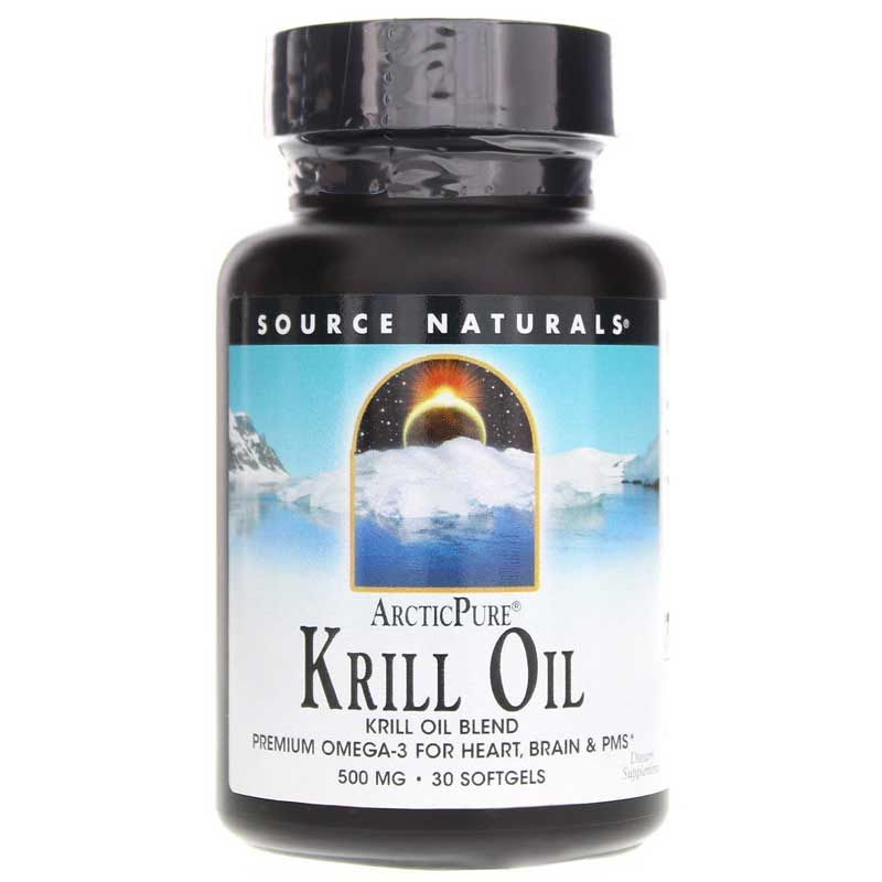 ArcticPure Krill Oil 500 Mg, Source Naturals, 30 Softgels | Масло криля ArcticPure 500 мг, source naturals, 30 гелевых капсул