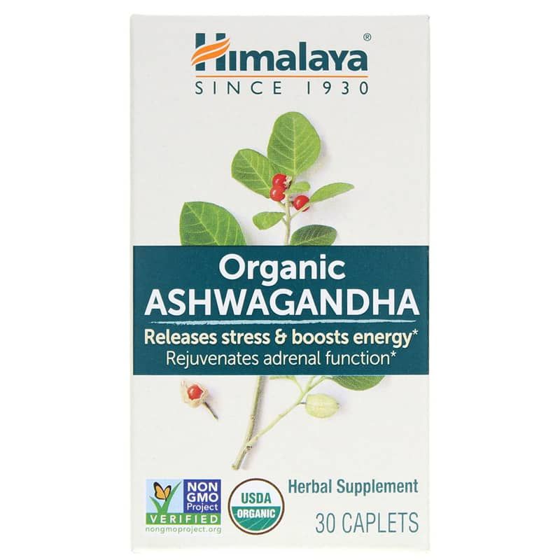 Ashwagandha Organic, 30 Caplets | Ашвагандха органічна, 30 капсул