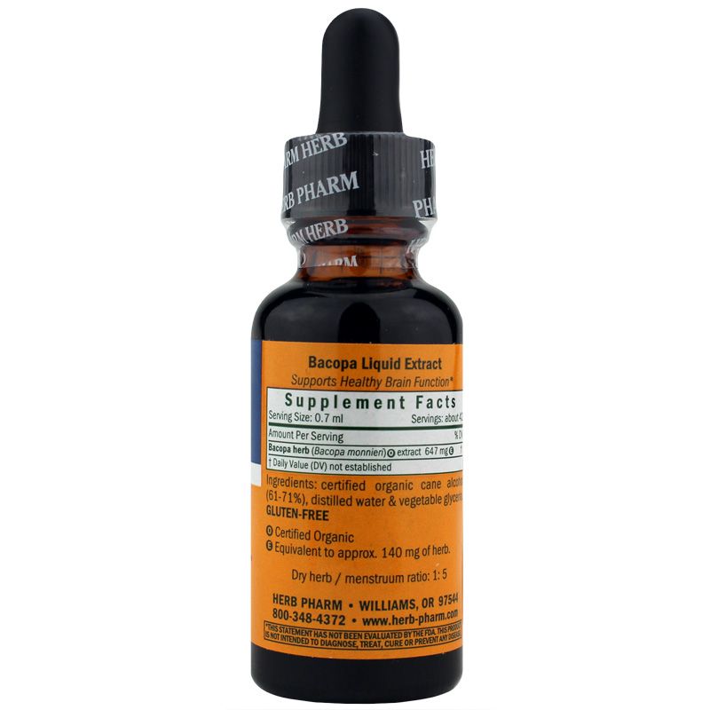 Bacopa Extract, 1 Oz | Екстракт бакопи, 1 унція