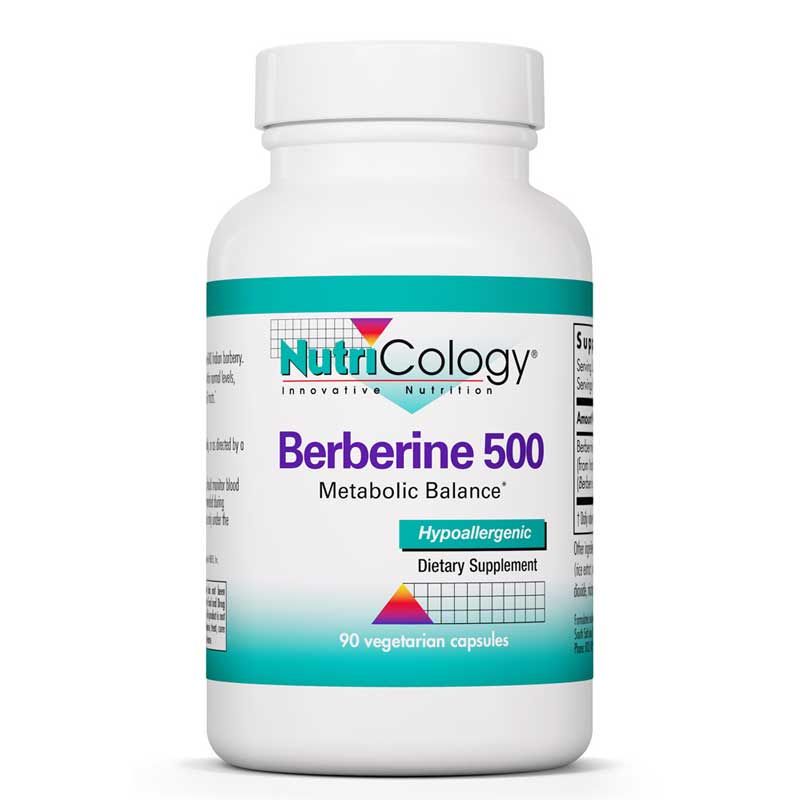 Berberine 500, 90 Veg Capsules, Nutricology | Берберин 500, 90 вег. капсул, нутрикология