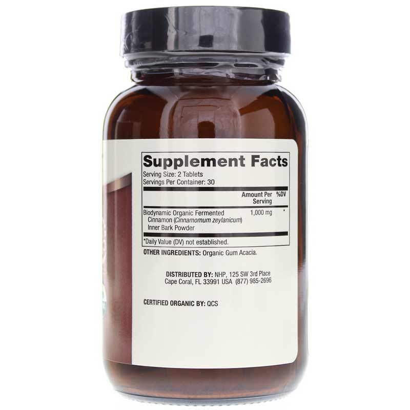 Biodynamic Organic Fermented Cinnamon, 60 Tablets | Биодинамическая органическая ферментированная корица, 60 таблеток