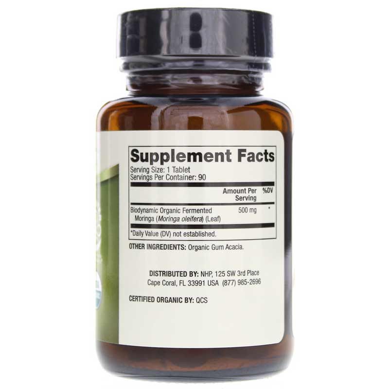 Biodynamic Organic Fermented Moringa, 90 Tablets | Биодинамическая органическая ферментированная моринга, 90 таблеток