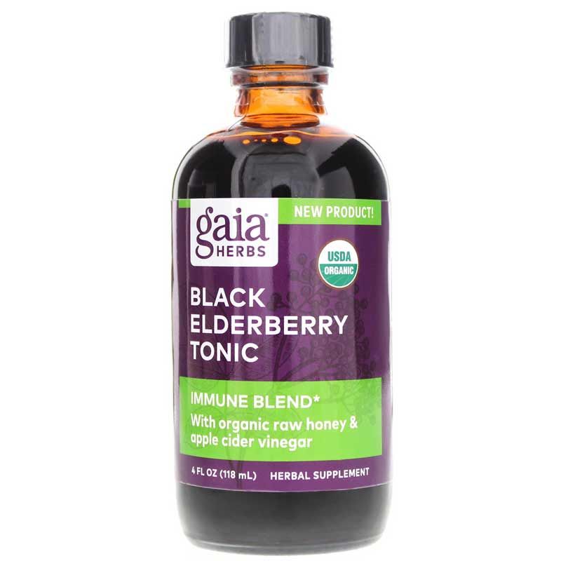 Black Elderberry Tonic, 4 Oz | Тонік із чорної бузини, 4 унції