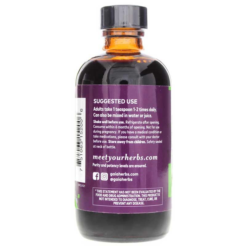 Black Elderberry Tonic, 4 Oz | Тонік із чорної бузини, 4 унції