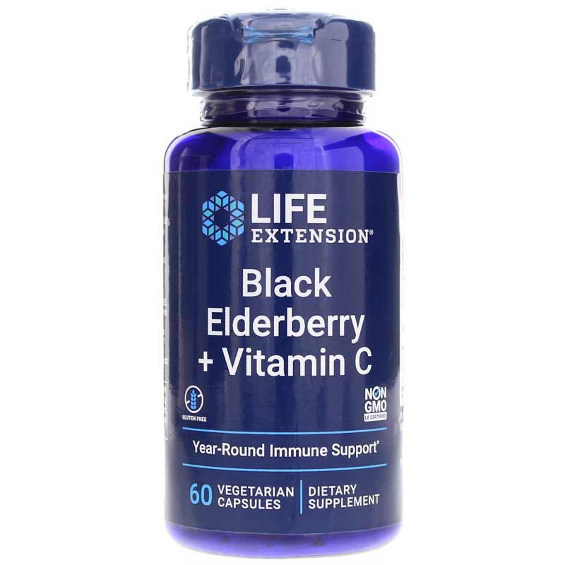 Black Elderberry + Vitamin C | Черная бузина и витамин С