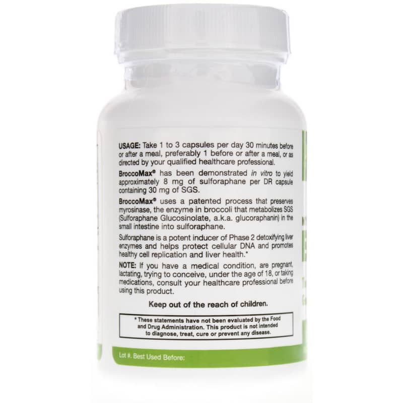 BroccoMax, 60 Veg Capsules | BroccoMax, 60 вегетерианских капсул