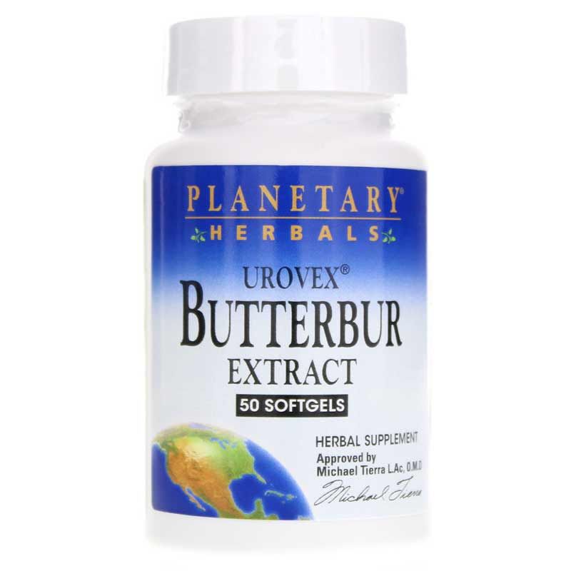 Butterbur Extract Urovex, 50 Softgels | Екстракт білокопитника рівнекс, 50 гелевих капсул