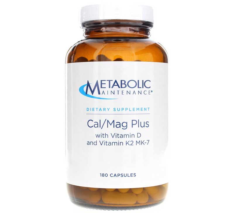 Cal/Mag Plus with Vitamin D3 and Vitamin K2 MenaQ7 | Кал/маг плюс із вітаміном D3 і вітаміном K2 MenaQ7