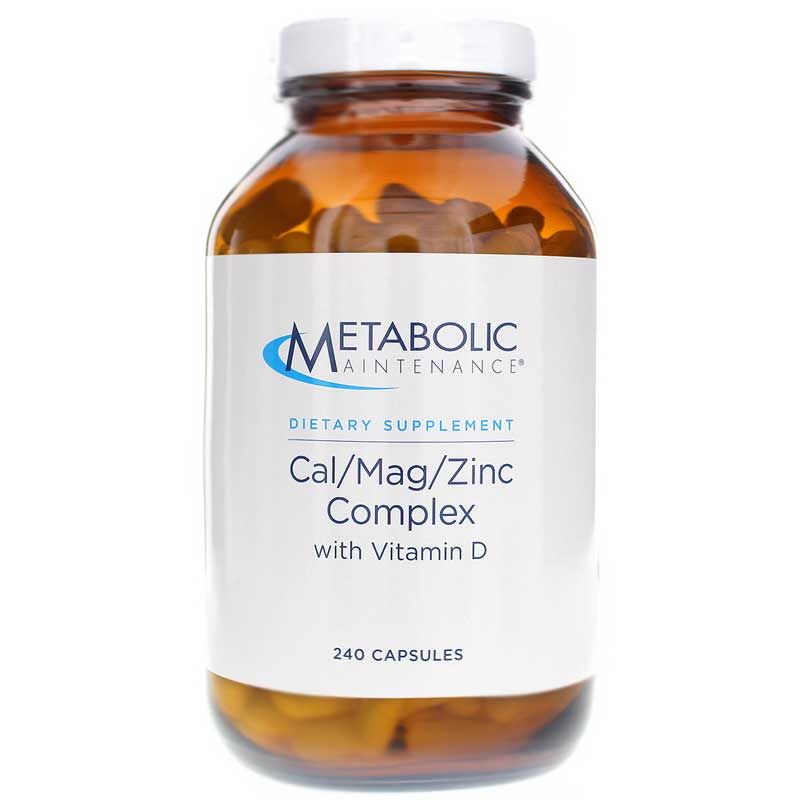 Cal/Mag/Zinc Complex with Vitamin D, 240 Capsules | Комплекс кал/маг/цинк с витамином D, 240 капсул