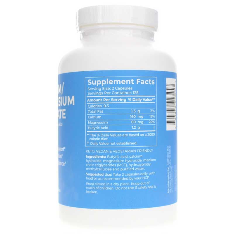 Calcium/Magnesium Butyrate, 250 Capsules | Бутират кальцію/магнію, 250 капсул