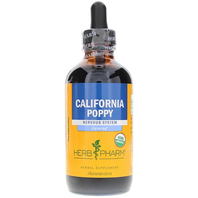 California Poppy Extract, 4 Oz | Екстракт каліфорнійського маку, 4 унції