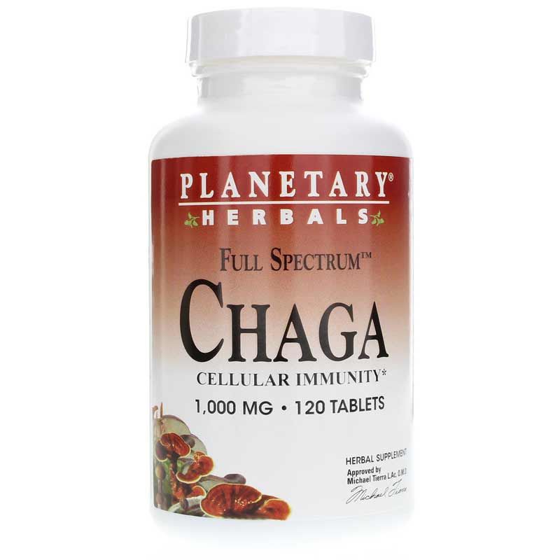 Chaga 1000 Mg Full Spectrum, 120 Tablets | Чага 1000 мг полный спектр, 120 таблеток