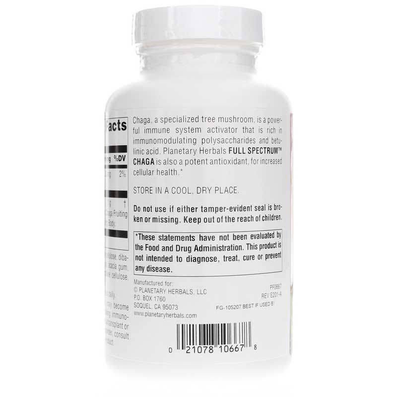 Chaga 1000 Mg Full Spectrum, 120 Tablets | Чага 1000 мг полный спектр, 120 таблеток
