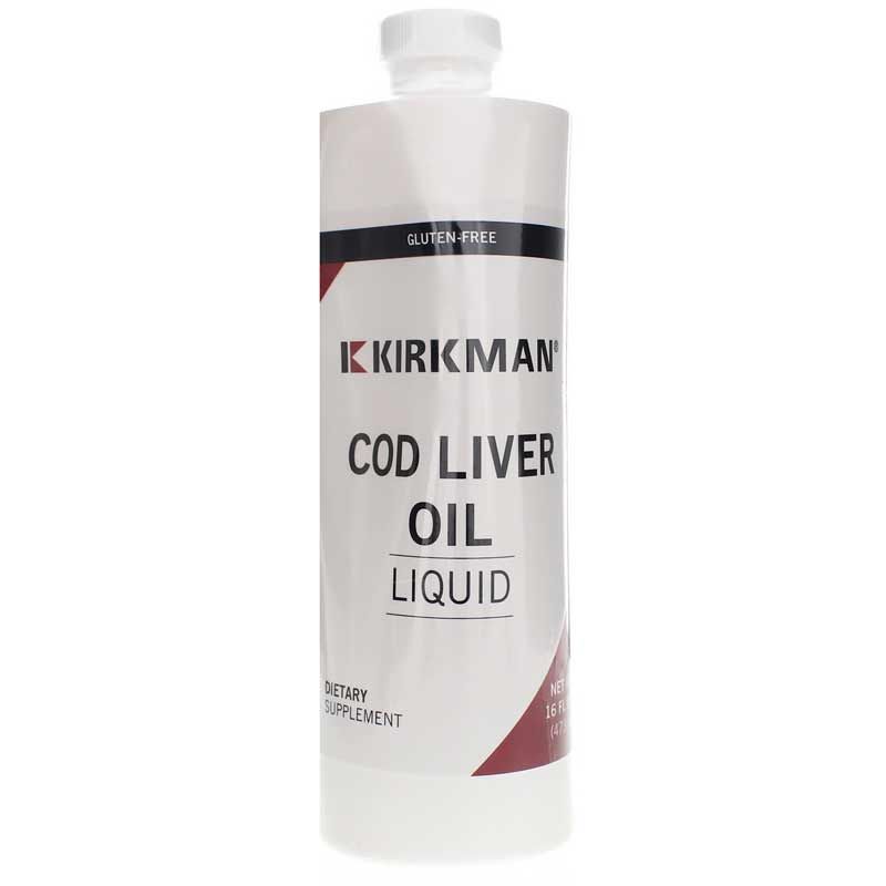 Cod Liver Oil Liquid, Unflavored, 16 Oz | Масло печени трески жидкое, Неароматизированный, 16 унций