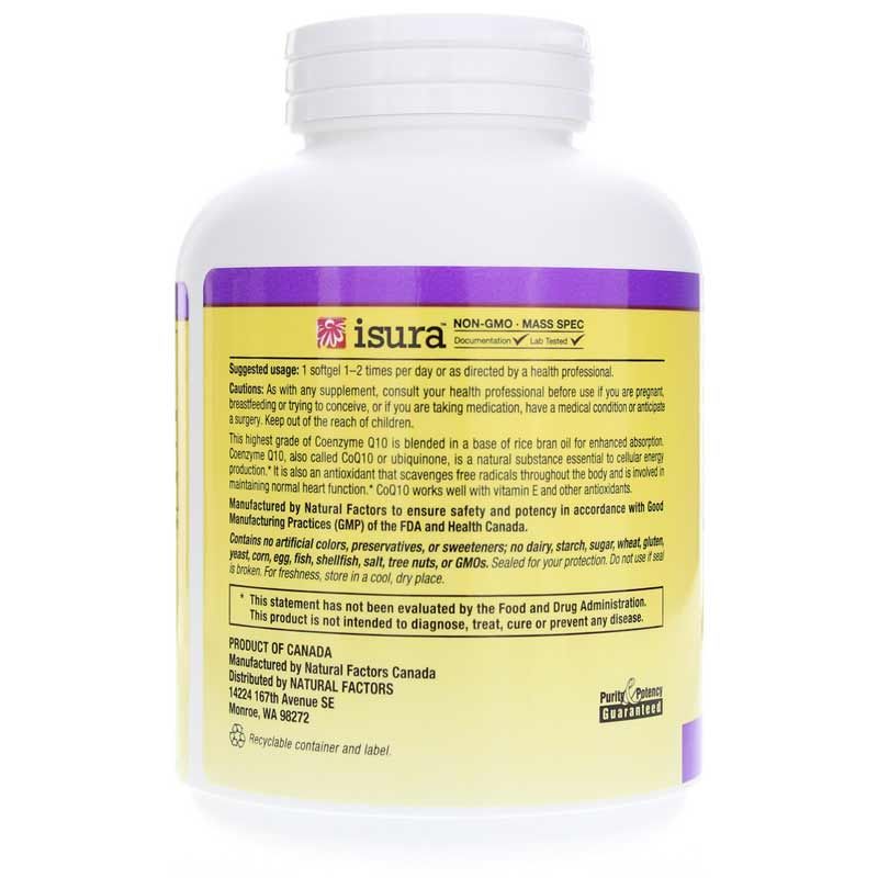 Coenzyme Q10 100 Mg, 240 Softgels | Коэнзим Q10 100 мг, 240 гелевых капсул