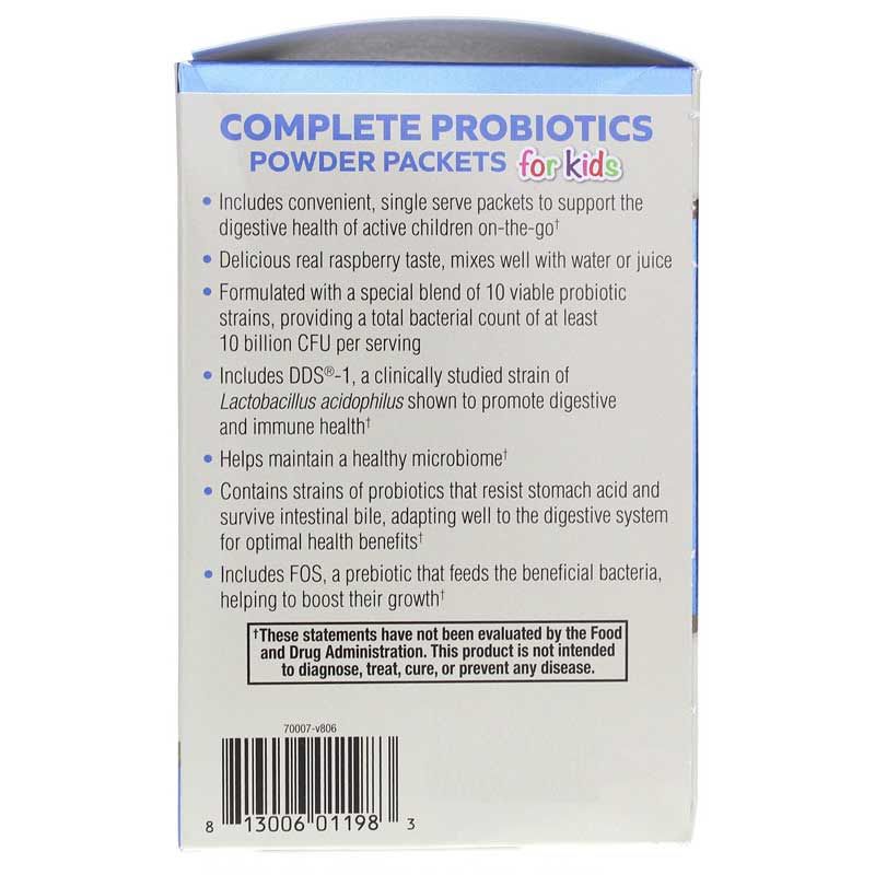 Complete Probiotics Powder Packets for Kids | Полные пакеты порошка пробиотиков для детей