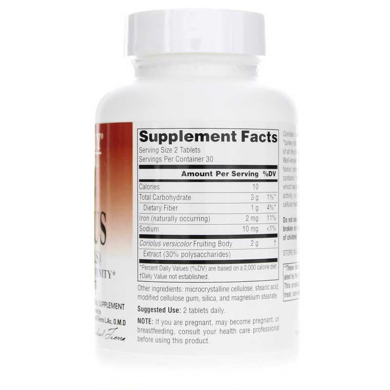 Coriolus 1000 Mg Full Spectrum Tablets, 60 Tablets | Кориолус 1000 мг таблетки полного спектра действия, 60 таблеток