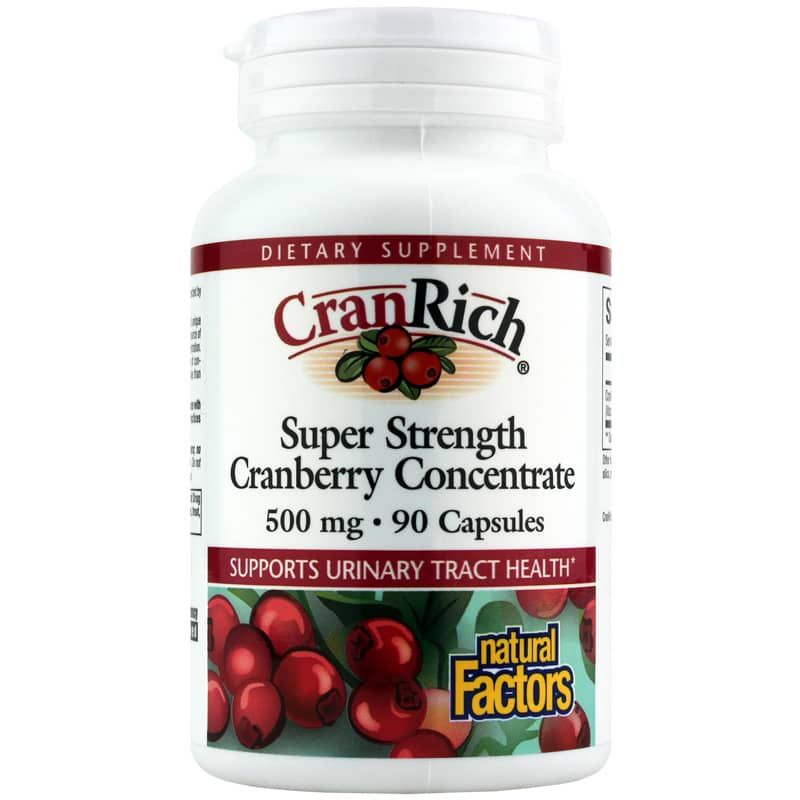 CranRich Super Strength Cranberry Concentrate, 90 Capsules | CranRich суперсильний концентрат журавлини, 90 капсул