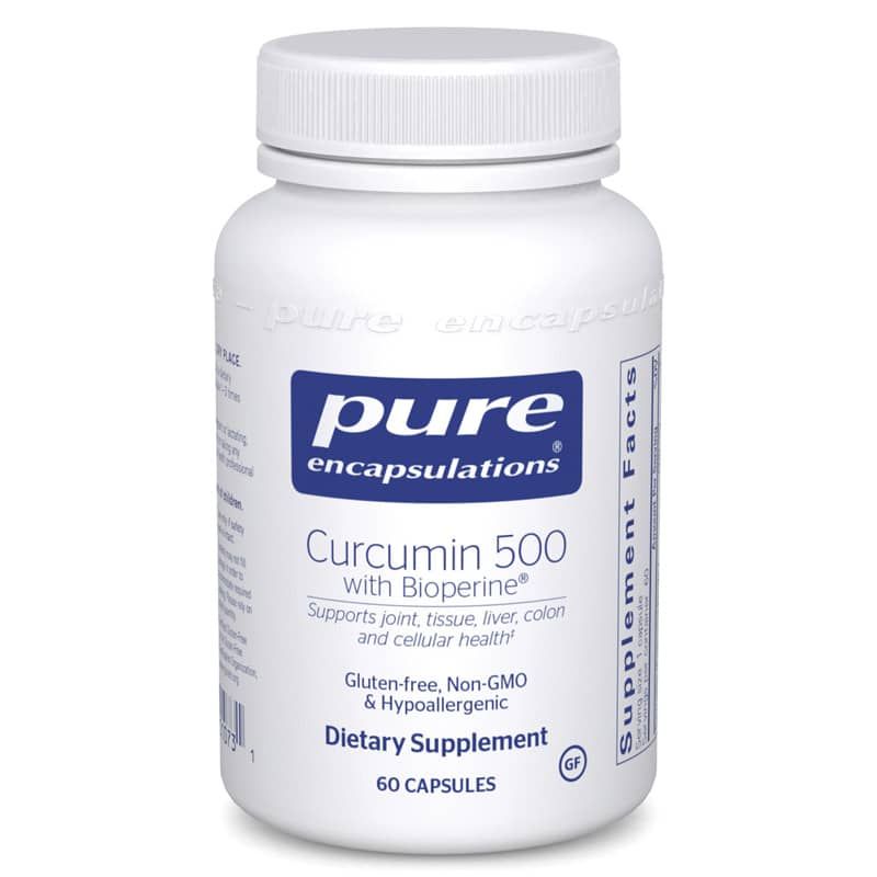 Curcumin 500 with Bioperine, 60 Capsules | Куркумін 500 з біоперином, 60 капсул