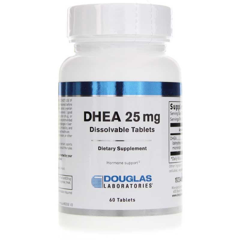 DHEA 25 Mg Dissolvable Tablets, 60 Tablets | Растворимые таблетки DHEA 25 мг, 60 таблеток