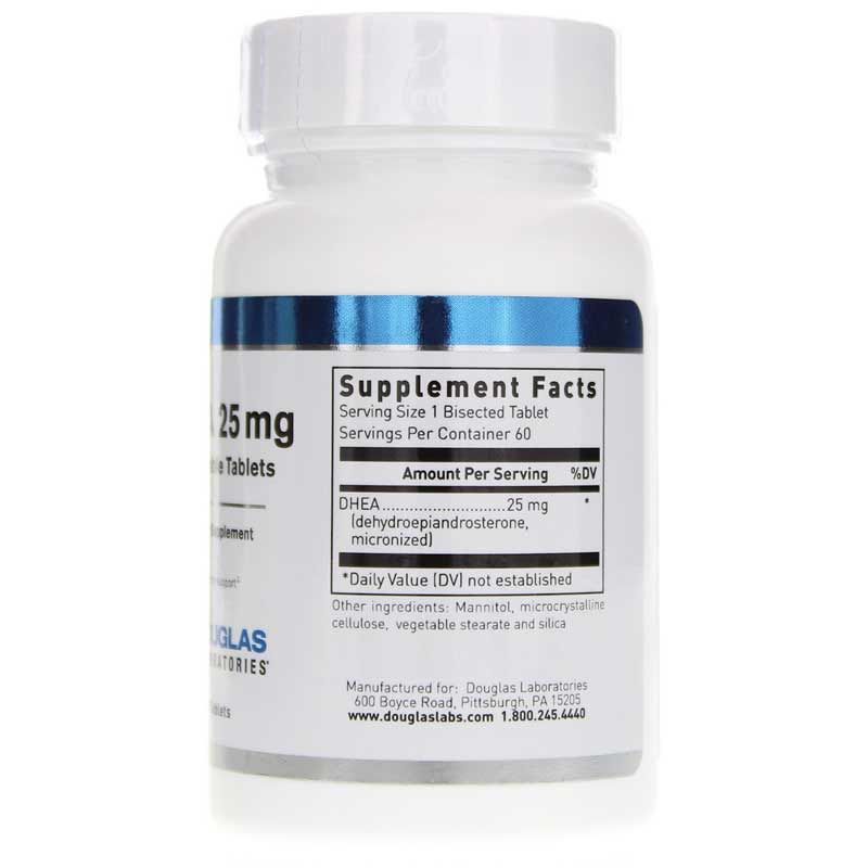 DHEA 25 Mg Dissolvable Tablets, 60 Tablets | Растворимые таблетки DHEA 25 мг, 60 таблеток