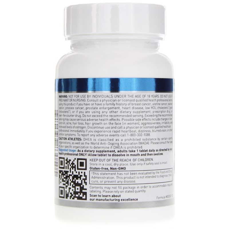 DHEA 25 Mg Dissolvable Tablets, 60 Tablets | Растворимые таблетки DHEA 25 мг, 60 таблеток