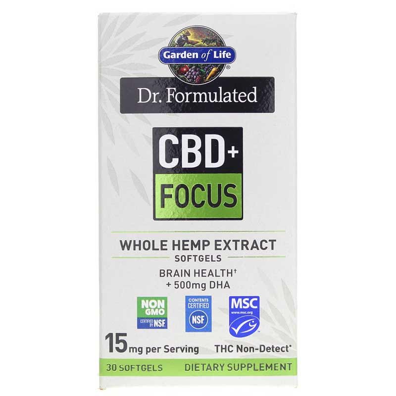 Dr. Formulated CBD + Focus 15 Mg | Доктор формула CBD і фокус 15 мг Доктор формула CBD і фокус 15 мг