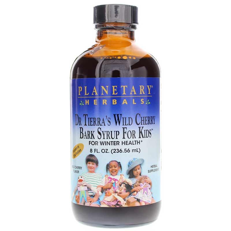 Dr Tierras Wild Cherry Bark Syrup for Kids, 8 Oz | Сироп из коры дикой вишни Dr Tierras для детей, 8 унций