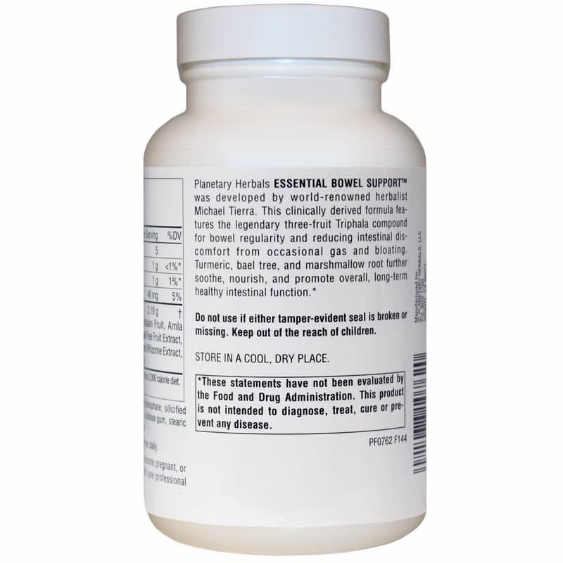 Essential Bowel Support 1095 Mg, 120 Tablets | Существенная поддержка кишечника 1095 мг, 120 таблеток