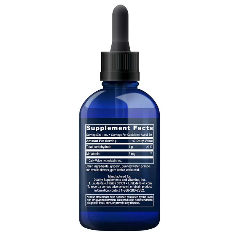 Fast-Acting Liquid Melatonin Citrus-Vanilla | Жидкий мелатонин быстрого действия цитрусово-ванильный