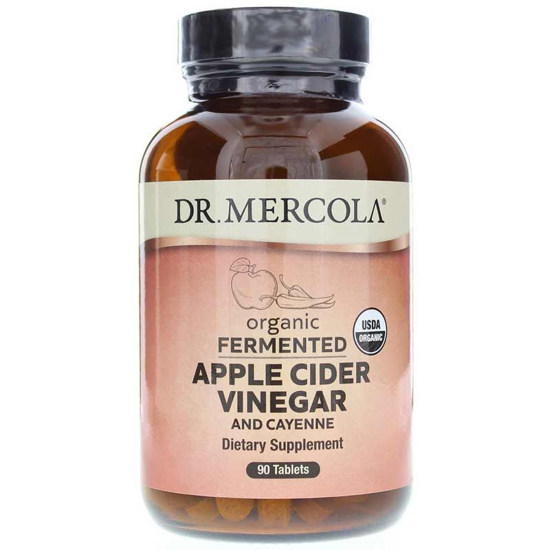 Fermented Apple Cider Vinegar and Cayenne, 90 Tablets | Ферментований яблучний оцет і каєнський оцет, 90 таблеток