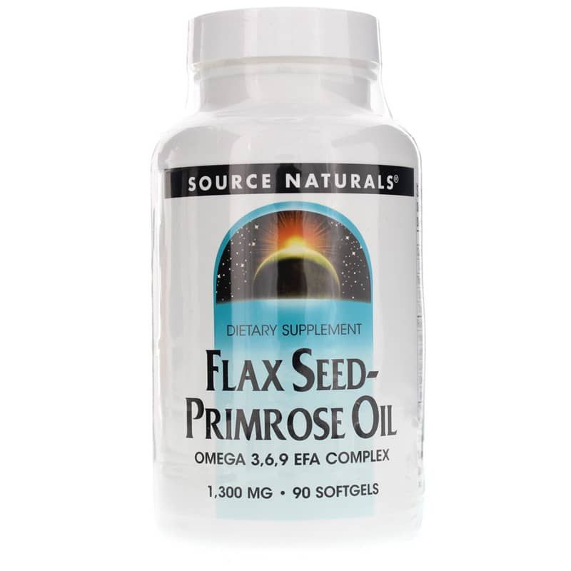 Flax Seed-Primrose Oil, 90 Softgels | Олія насіння льону та примули, 90 гелевих капсул