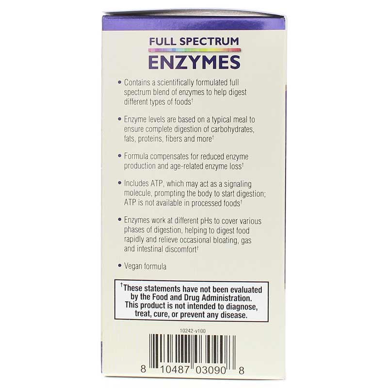 Full Spectrum Enzymes, 90 Capsules | Ферменти повного спектра дії, 90 капсул