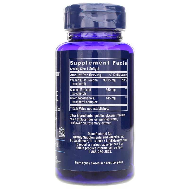 Gamma E Mixed Tocopherols &amp; Tocotrienols | Смешанные токоферолы и токотриенолы гамма Е