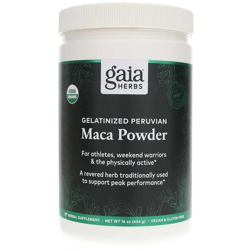 Gelatinized Maca Powder, 16 Oz | Желатинізований порошок маку, 16 унцій