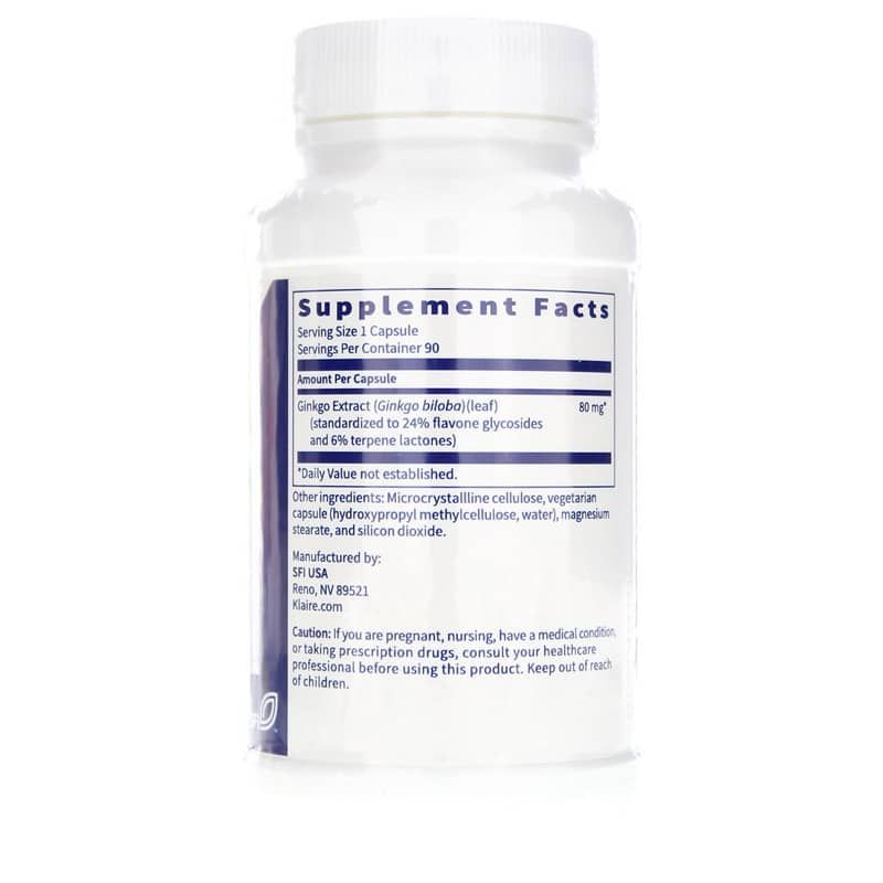 Ginkgo Biloba Extract 80 Mg | Экстракт гинкго билоба 80 мг