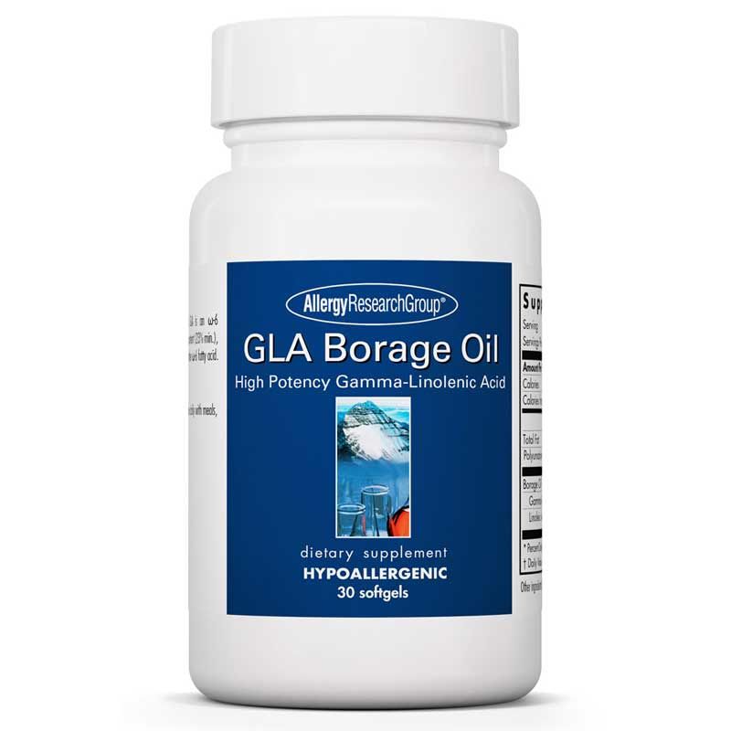 GLA Borage Oil, 30 Softgels | Масло бурачника GLA, 30 гелевих капсул