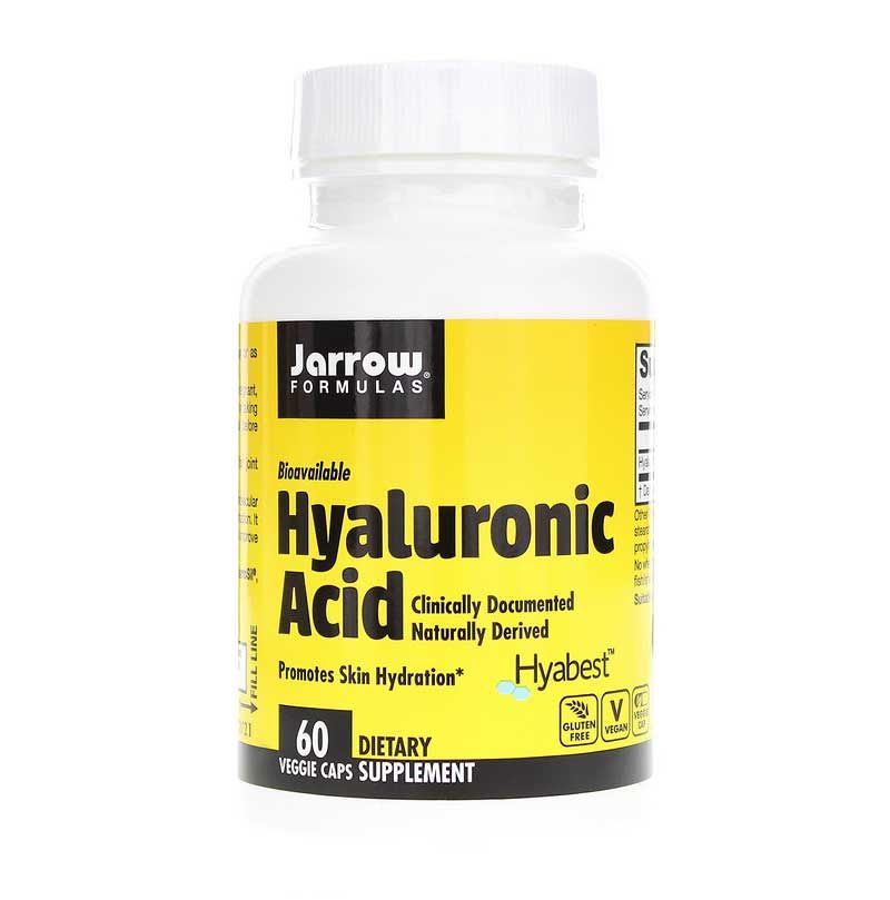 Hyaluronic Acid, 60 Veg Capsules | Гіалуронова кислота, 60 вегетеріанських капсул