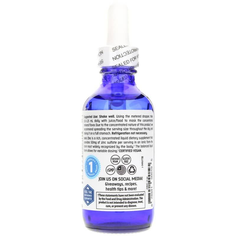 Ionic Zinc 50 Mg | Ионный цинк 50 мг