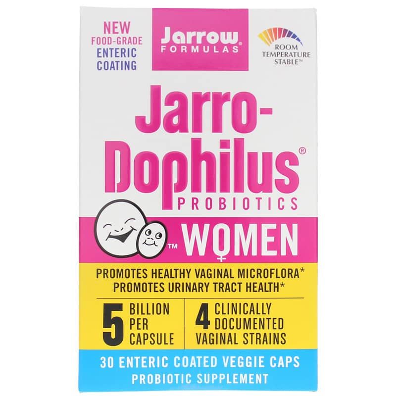 Jarro-Dophilus Women 5 Billion Shelf Stable, 30 Enteric Coated Veg Capsules | Jarro-dophilus women 5 billion shelf stable, 30 Энтеральное покрытие вегетерианских капсул