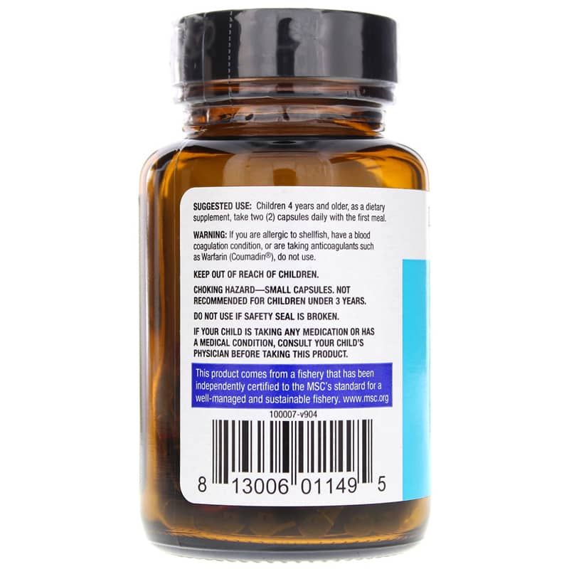 Kids Krill Oil, 60 Capsules | Детское масло криля, 60 капсул
