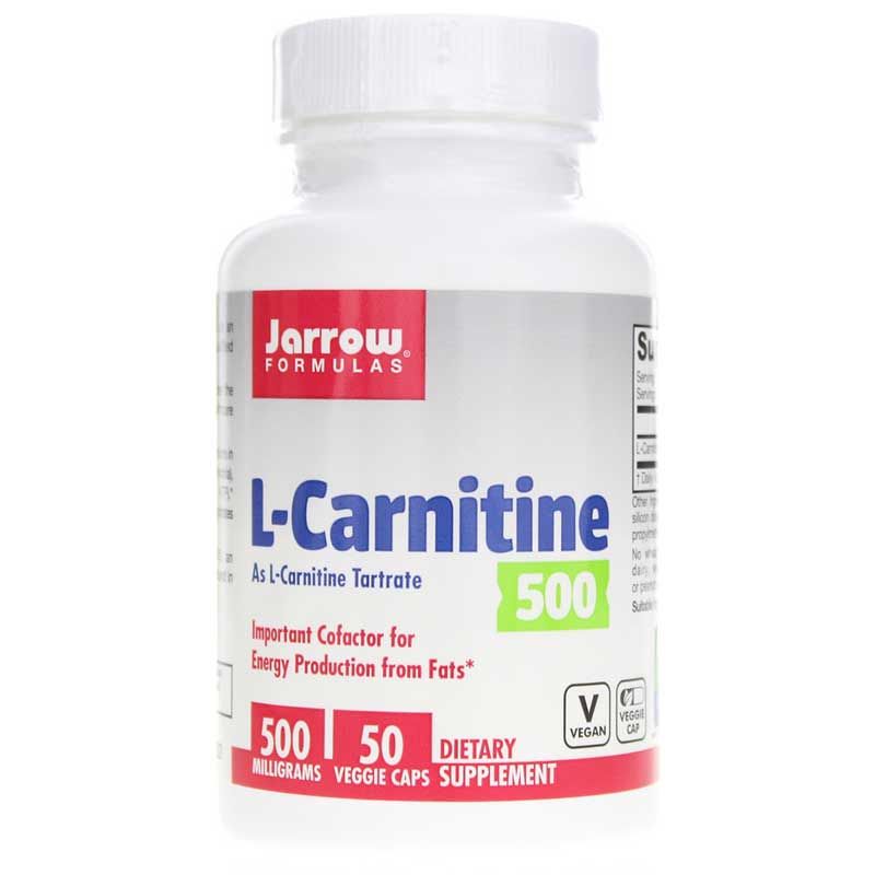 L-Carnitine 500 Mg, 50 Veg Capsules | L-карнитин 500 мг, 50 вегетерианских капсул