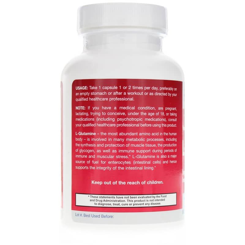 L-Glutamine 750 Mg | L-глютамин 750 мг