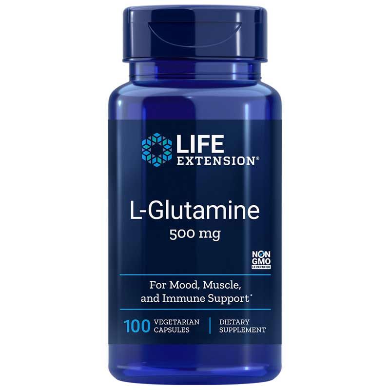 L-Glutamine Caps 500 Mg | L-глютамін капс 500 мг
