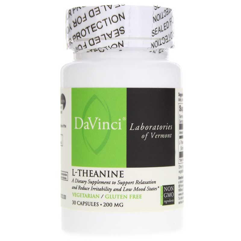 L-Theanine 200 Mg, 30 Veg Capsules | L-теанін 200 мг, 30 вегетеріанських капсул