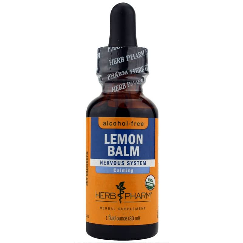 Lemon Balm Alcohol Free, 1 Oz | Меліса не містить спирту, 1 унція